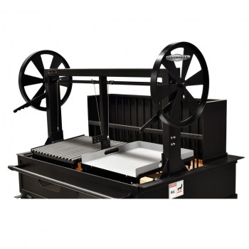 Pro Series 48 Rear Brasero non cart with Griddle8